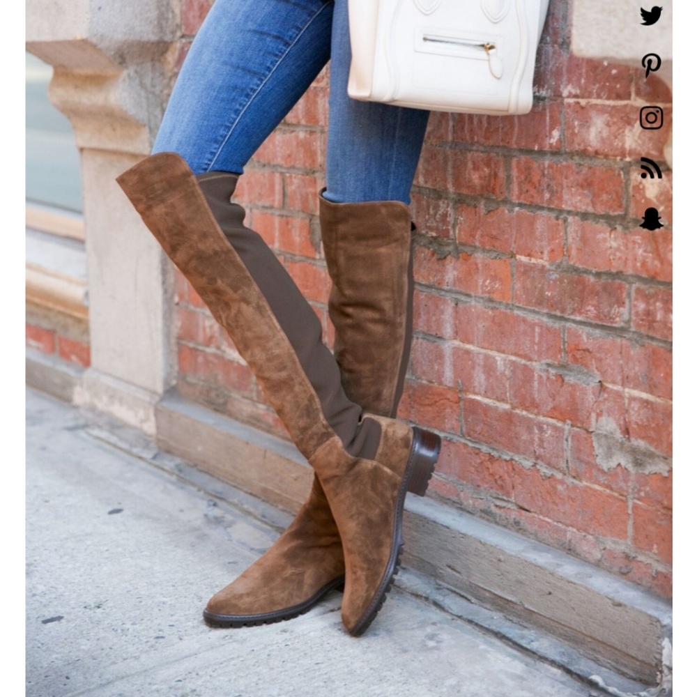 EUC Stuart Weitzman 5050 suede boots